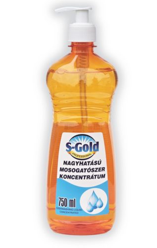 S-GOLD Professional ipari mosogatószer koncentrátum 750 ml