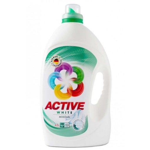 Active folyékony mosógél 4,5l fehérítős  (90mosás)