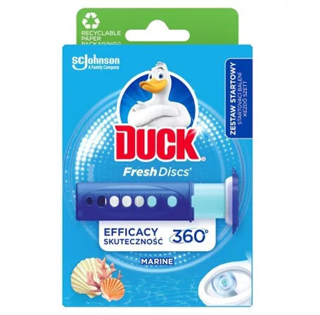 Duck fresh wc öblítő korong készülék 36ml marine