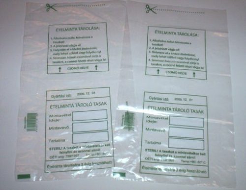 Ételmintás tasak 500 DB/CSOMAG