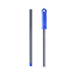 Fém nyél, menetes, kék 130 cm