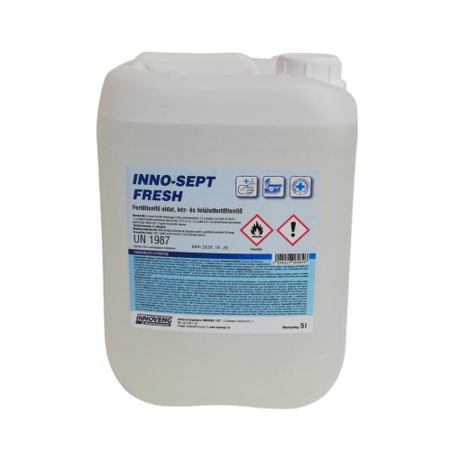 INNO-SEPT FRESH KÉZFERTŐTLENÍTŐ ÉS FELÜLETFERTŐTLENÍTŐ 5 L