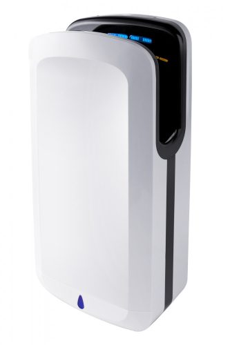 Kézszárító, légpengés ABS fehér, fekete belsővel 1850 W
