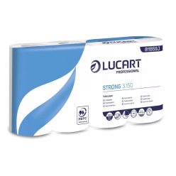   Lucart Strong 3 150, háztartási toalettpapír 3 rétegű, 150 lapos, 8x8 tekercs/zsák