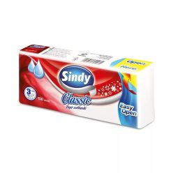 Papírzsebkendő 3r. 100db Sindy 