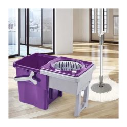   SPIN MOP ÖSSZECSUKHATÓ FORGÓFEJES FELMOSÓ SZETT 15 L (VÖDÖR NYÉL MOP)