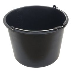 Műanyag kerek vödör 20 l fém füles